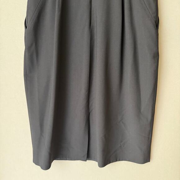 J.Crew sz S Black work career formal sheath knee length Dress - Picture 2 of 9